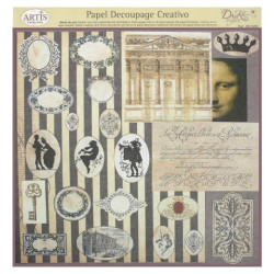 Dayka papier do decoupage 32x31cm 0813265 - sklep plastyczny - szał dl