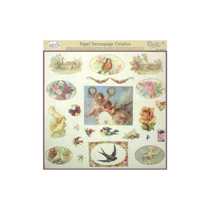 Dayka decoupage paper 32x31cm 0813271