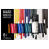 Liquitex basics set of 6 acrylic paints 118ml