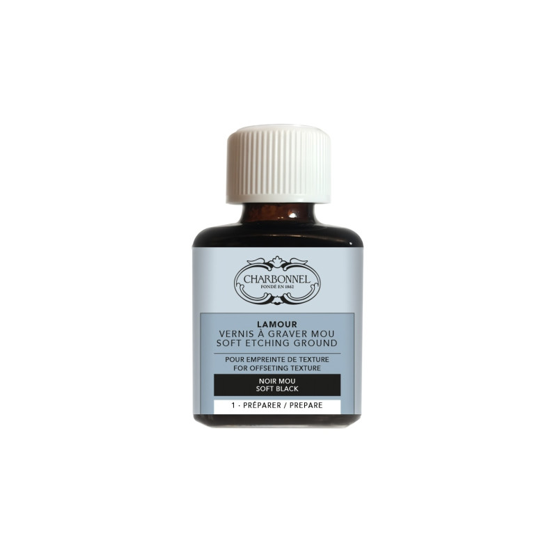 Charbonnel lamour graphic varnish black soft 75 ml