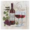 Serwetka do decoupage Ambiente 18-13306995 vino rosso - sklep plastycz