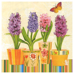 Decoupage napkin Poppies 12-SLWI001201 hyacinths