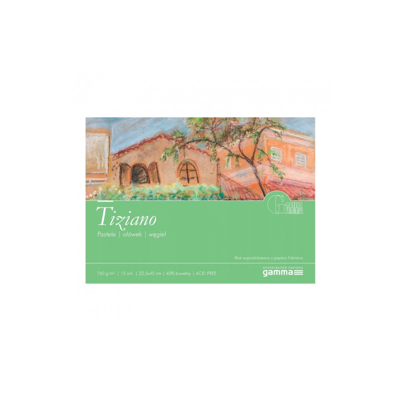 Blok Gamma tiziano do pasteli 160gr 15ark 32,5x45cm