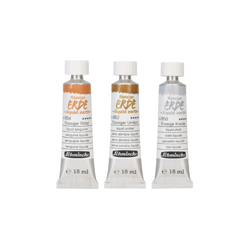 Schmincke liquid earth water paint 15 ml