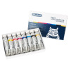 Schmincke aqua linoprint zestaw 8 farb do linorytu 20 ml - sklep plast
