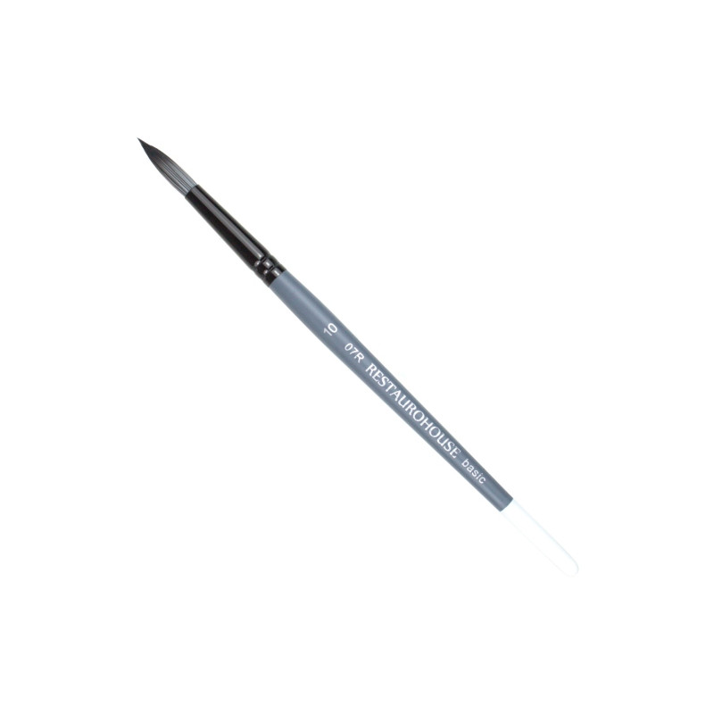 RestauroHouse basic synthetic round brushes series 07r - plast store