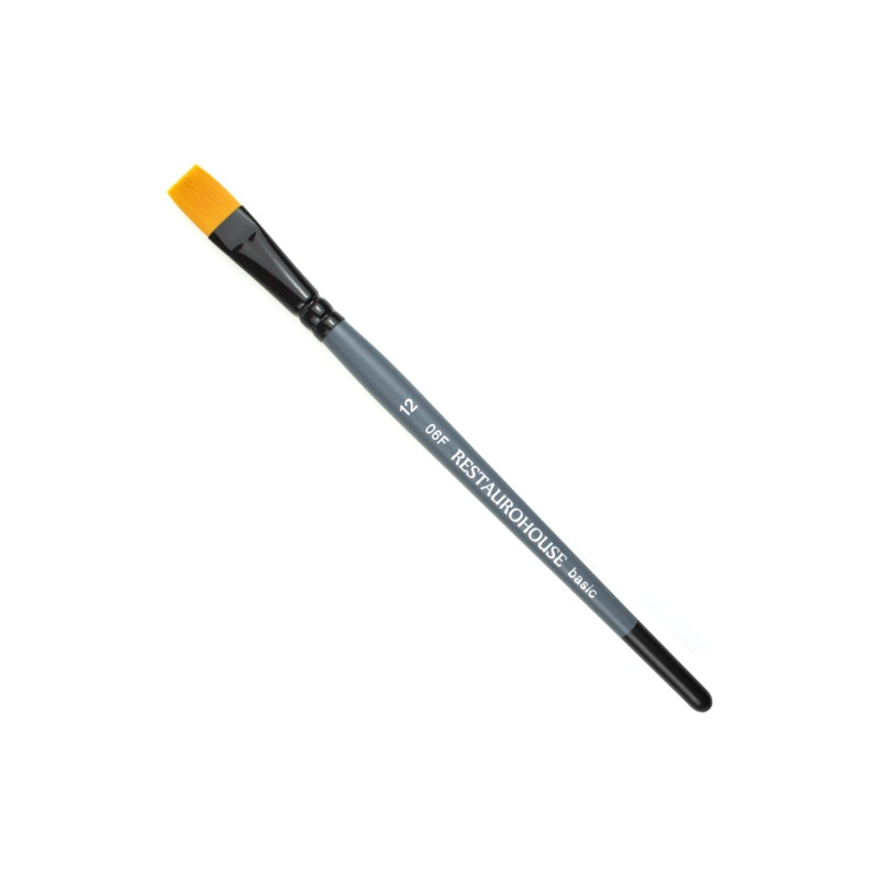 RestauroHouse basic synthetic flat brushes series 06F - plast store