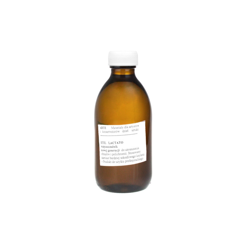 Etil lactato solvent for cleaning paintings and polychrome 200ml
