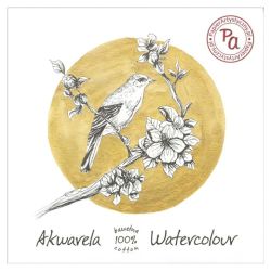 PA sójka blok do akwareli 20x20cm 15ark - sklep plastyczny - szał dla