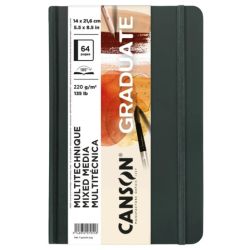 Canson graduate mixed media natural 14x21.6cm 220g 32ark - sklep plast