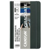 Canson graduate mixed media grey sketchbook 14x21.6cm 220g 32ark - skl