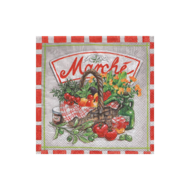Decoupage napkin ambiente 19-13309140 market - art store -.