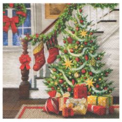 Decoupage napkin ambiente 18-33304930 decorated staircase - store
