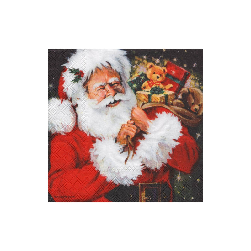 Decoupage napkin ambiente 11-33303760 santa with gifts - store en