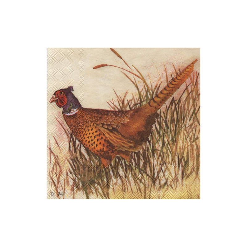 Decoupage napkin ambiente 13307710 pheasant - art store -.