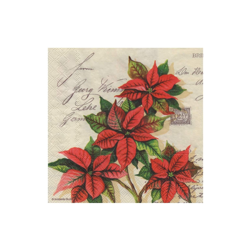 Serwetka do decoupage ambiente 18-133303310 christmas greetings