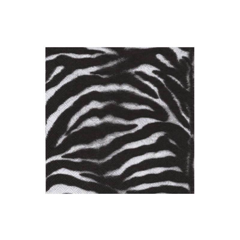Serwetka do decoupage ambiente 7-13307800 zebra black - sklep plastycz