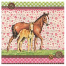 Decoupage napkin ambiente 12-13309205 signed horses - plast store