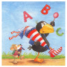 Decoupage napkin ihr 16-L495400 rabe socke abc - art store