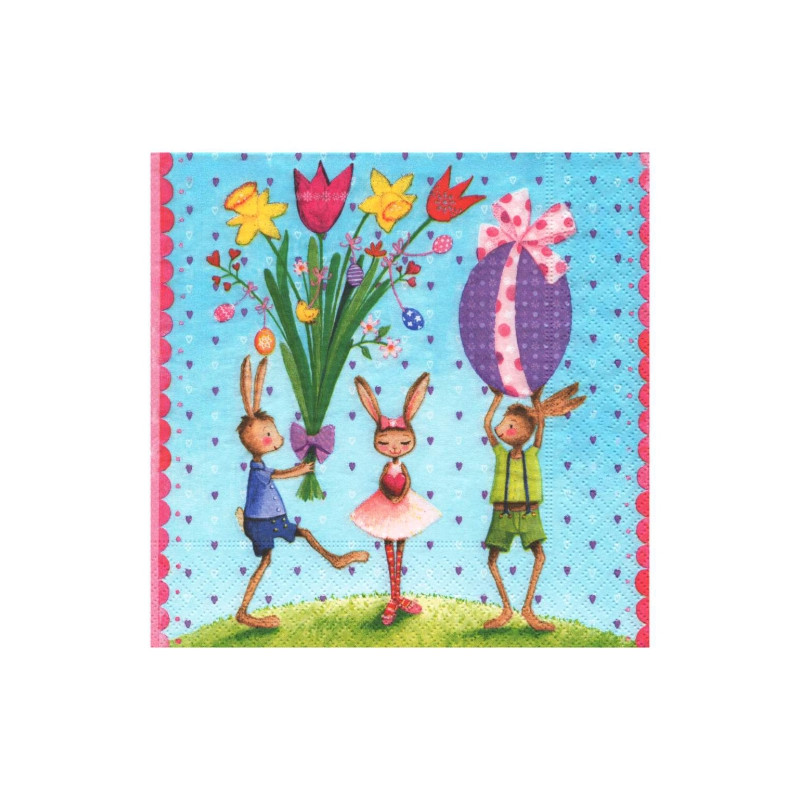 Serwetka do decoupage paper-design 7-21403 easter party - sklep plasty