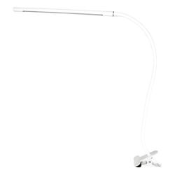 Light&amp;Vision xl slim flex white table lamp with clip - plasty store