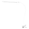 Light&amp;Vision xl slim flex white table lamp with clip - plasty store