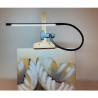 Light&amp;Vision xl slim flex white table lamp with clip - plasty store