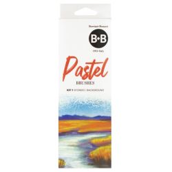 Borciani Bonazzi pastel nr 1 zestaw pędzli do tła - sklep plastyczny -