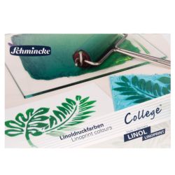 Schmincke College Linoprint set of 5 linocut paints 75ml - pla store
