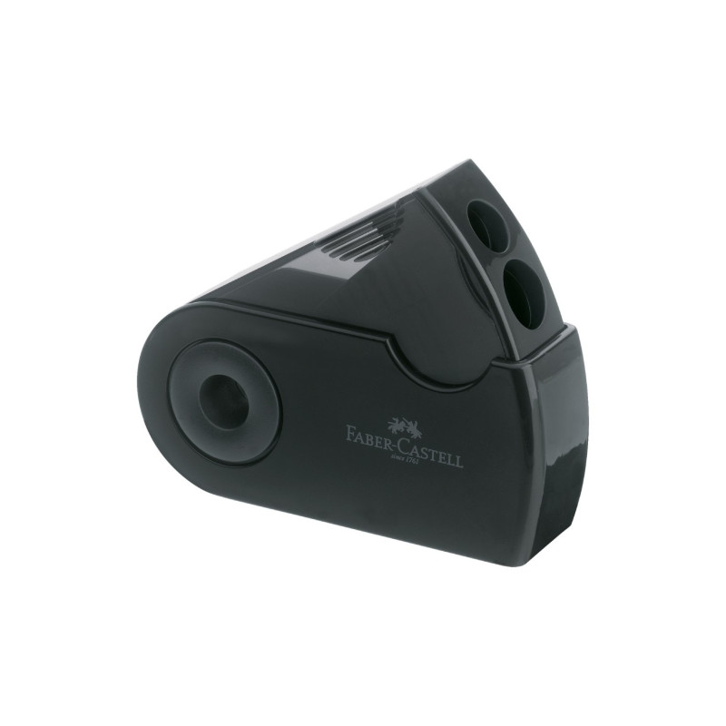 Faber Castell sleeve double sharpener with container - plastyc store