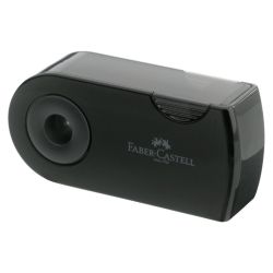 Faber Castell sleeve double sharpener with container - plastyc store