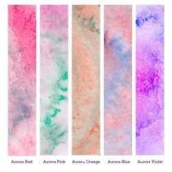 Kuretake gansai tambi granulating colors set of 5 watercolors - pla store