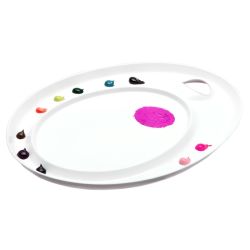 Mijello ellipse xl plastikowa paleta owalna peel off - sklep plastyczn