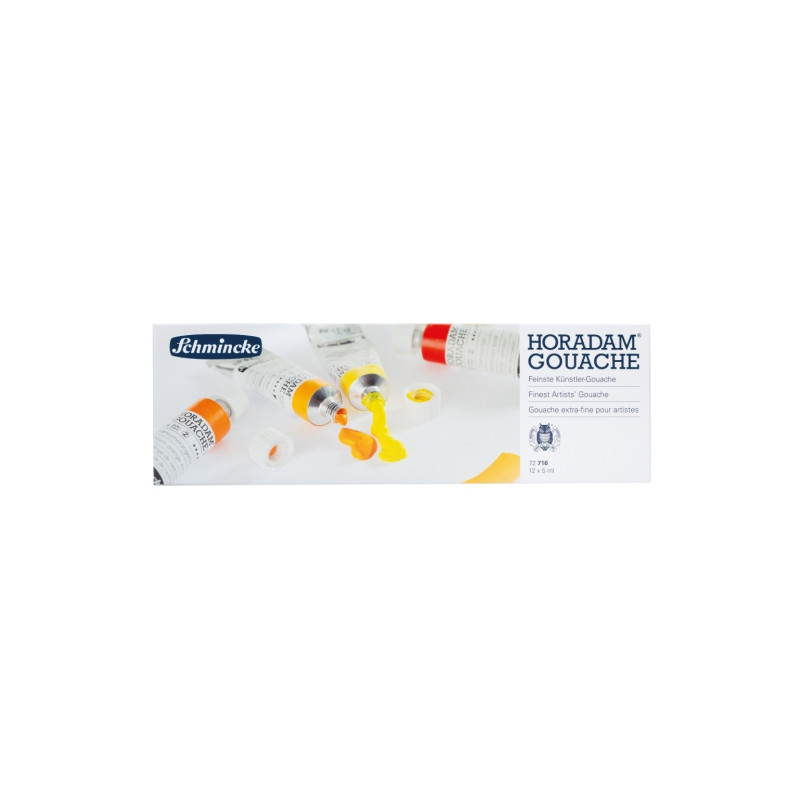 Schmincke horadam set of 12 gouaches 5ml - art store - craze for p