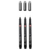 Sakura pigma micron black edition set of 3 fineliners in case - store