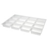 Aquarius cardboard blank plastic cartridge for 16 watercolor cubes