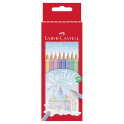 Faber-Castell set of 10 pastel pencil crayons - art store
