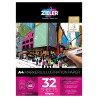 Zieler marker &amp; illustration a4 marker block 100g 32ark - store en