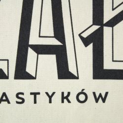 Frenzy printed cotton bag wide 38x42x10 cm - art store