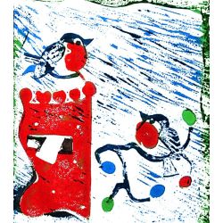 Zieler Block Printing set of 5 oil painting graphic inks for linocut 5