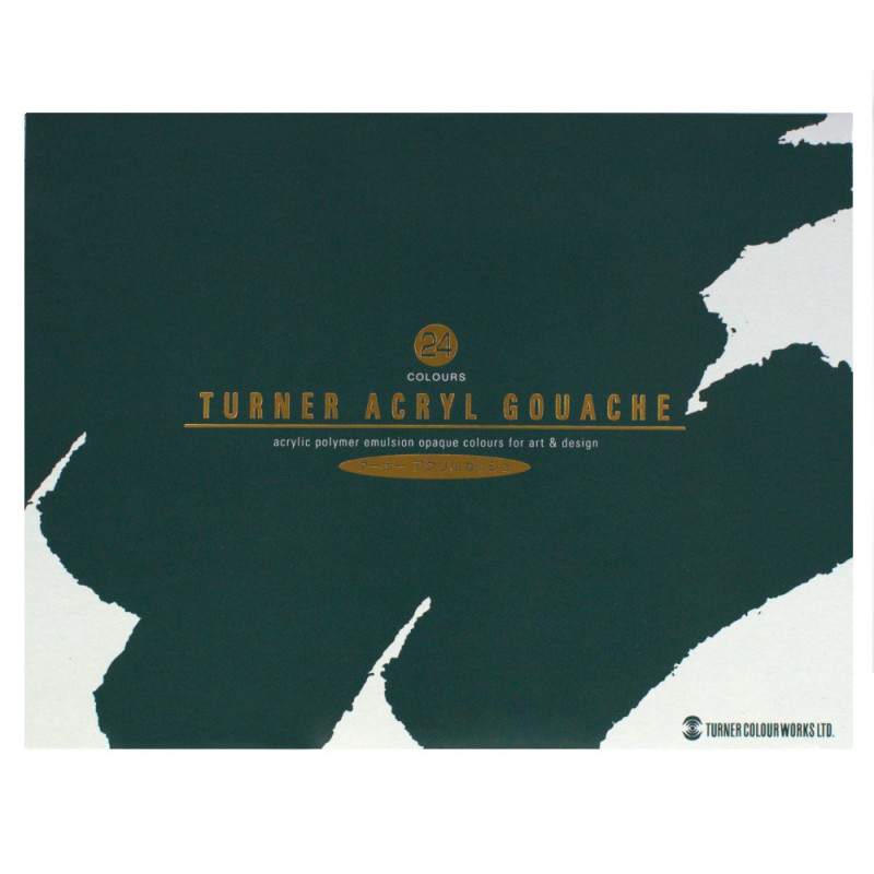 Turner acrylic gouache set of 24 gouaches 11ml - Szaldlaplastykow.pl
