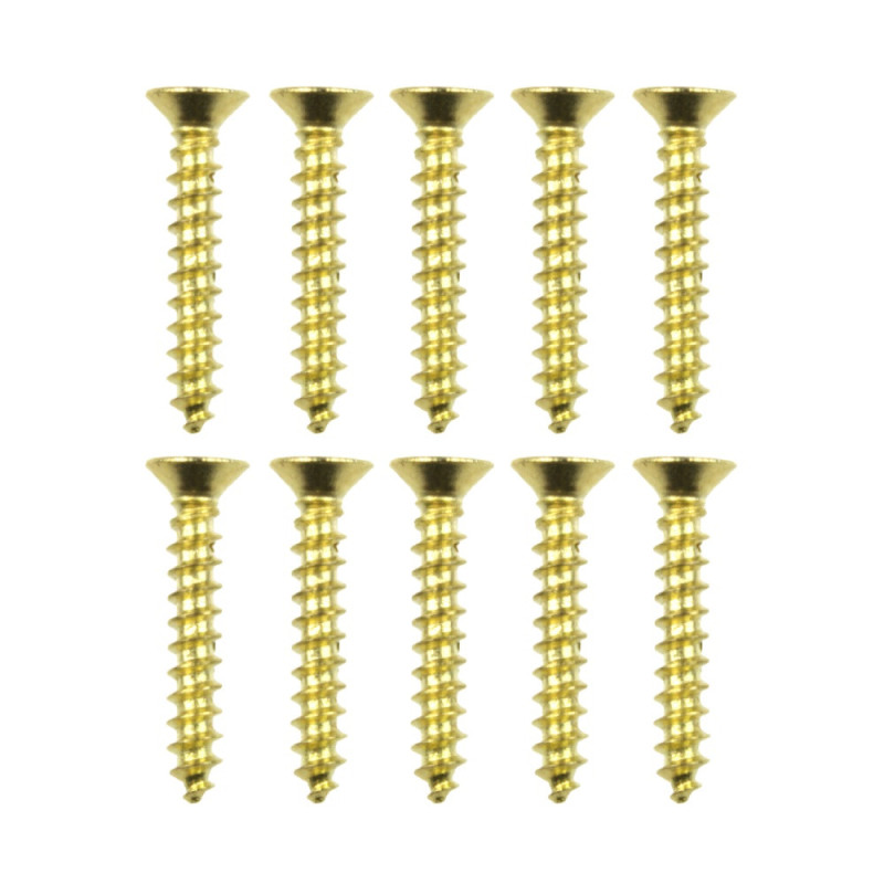 Wkręty mosiężne do drewna 1,6x10mm 10szt - Szaldlaplastykow.pl