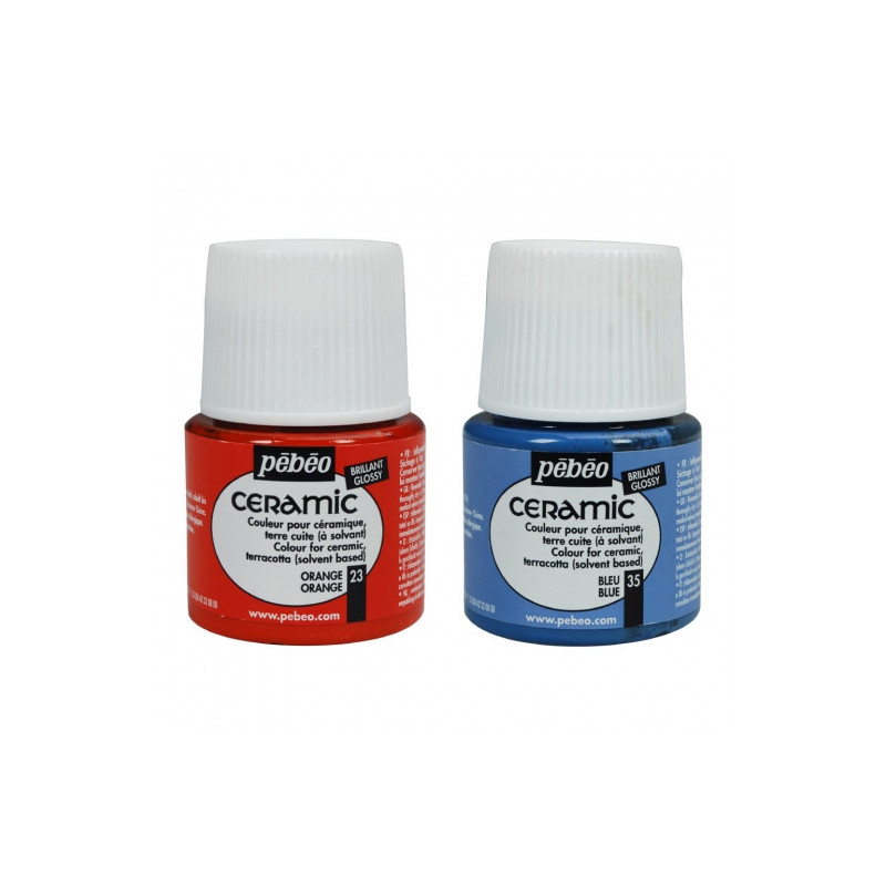 Pebeo ceramic farby do ceramiki 45ml - sklep plastyczny - szał dla pla