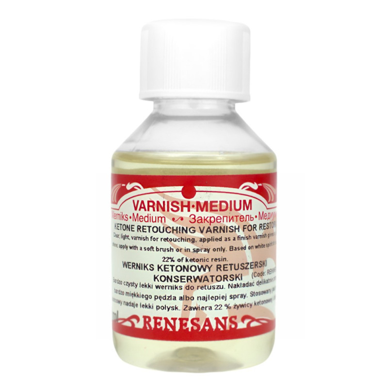 Renesans werniks ketonowy retuszerski konserwatorski 100ml