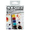 QoR mini set urban sketch zestaw 6 akwareli w półkostkach