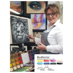 PanPastel Julia Woning zestaw 10 pasteli suchych z książką i akcesoria