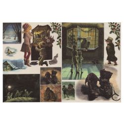 Rice paper for decoupage natale con vincent 45x31 Arte 2CR107