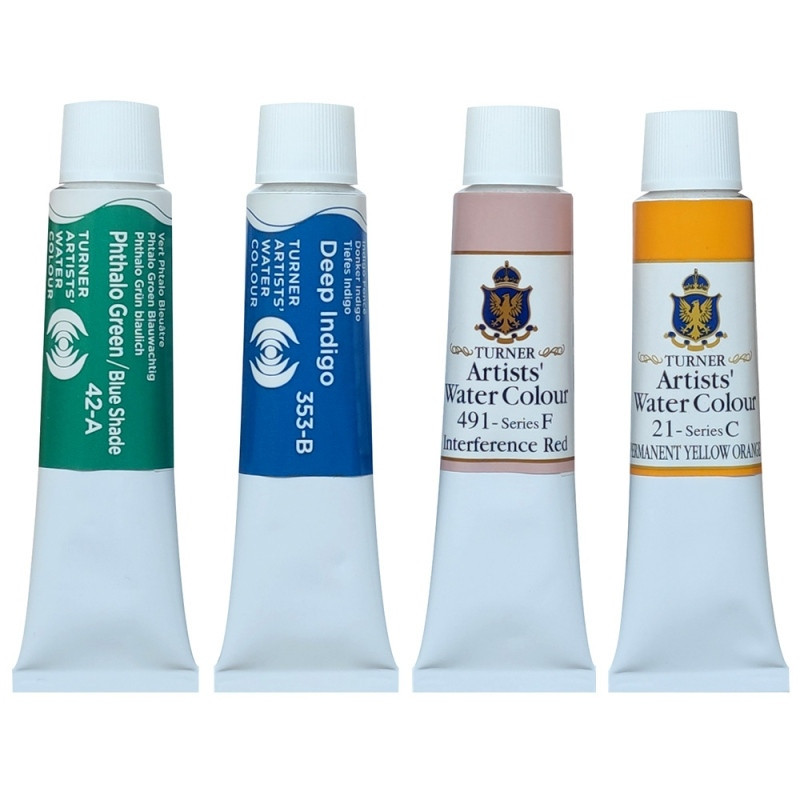 Turner artists watercolour japońskie akwarele 15ml