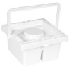 Plastic brush for washing square 16,5x16,5x9cm