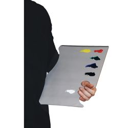 Paint palette in the gray block pad hand new wave 28x40 cm 50 sheets -